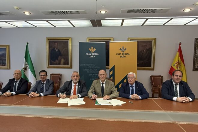 Firma de Convenio de Colaboración entre Caja Rural de Jaén y el Colegio Profesional de Economistas de Jaén